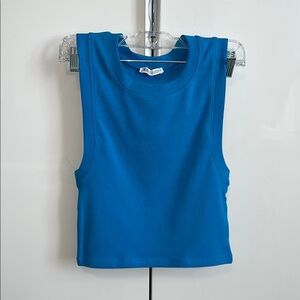 ZARA NWOT Turquoise Sleeveless Women's Top, Size L